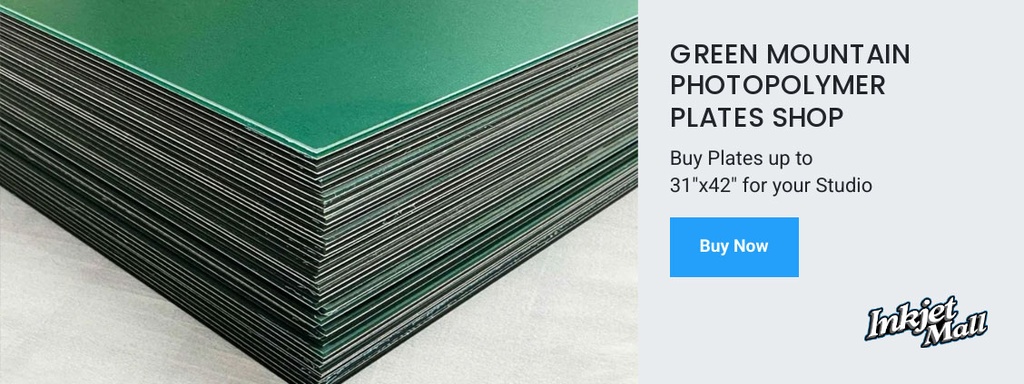 Green Mountain Photopolymer Plates - 13x15 4 sheet