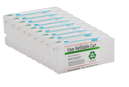 Refillable Cartridge Kit with Reset Chips - 7890/9890 - Set 9